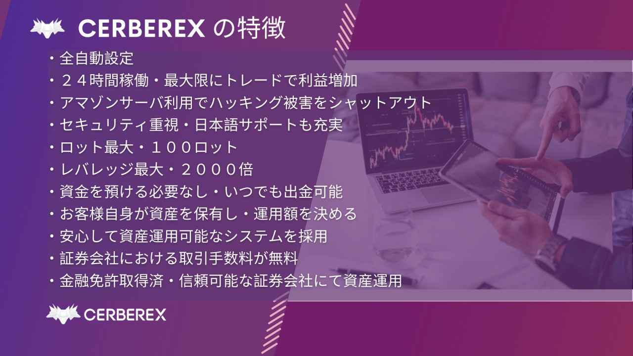 Cerberex Algo Trading US$100K Plan - Cerberex 